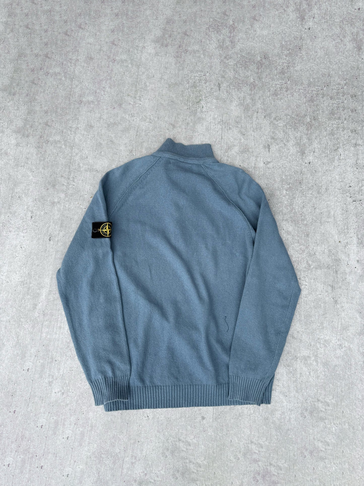 STONE ISLAND KNITTED BUTTON UP