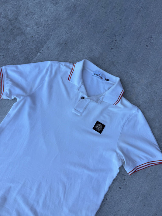 STONE ISLAND POLOSHIRT WHITE