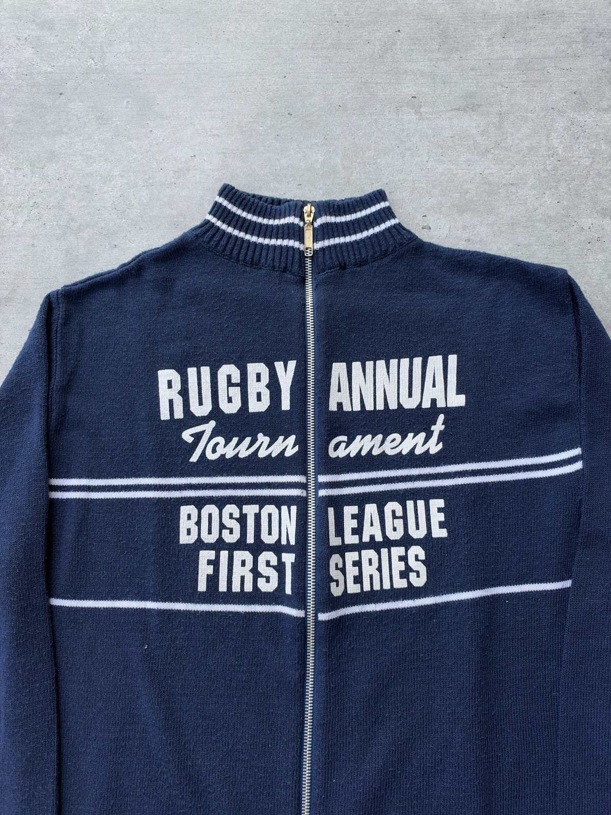 KNITTED RUGBY JACKET
