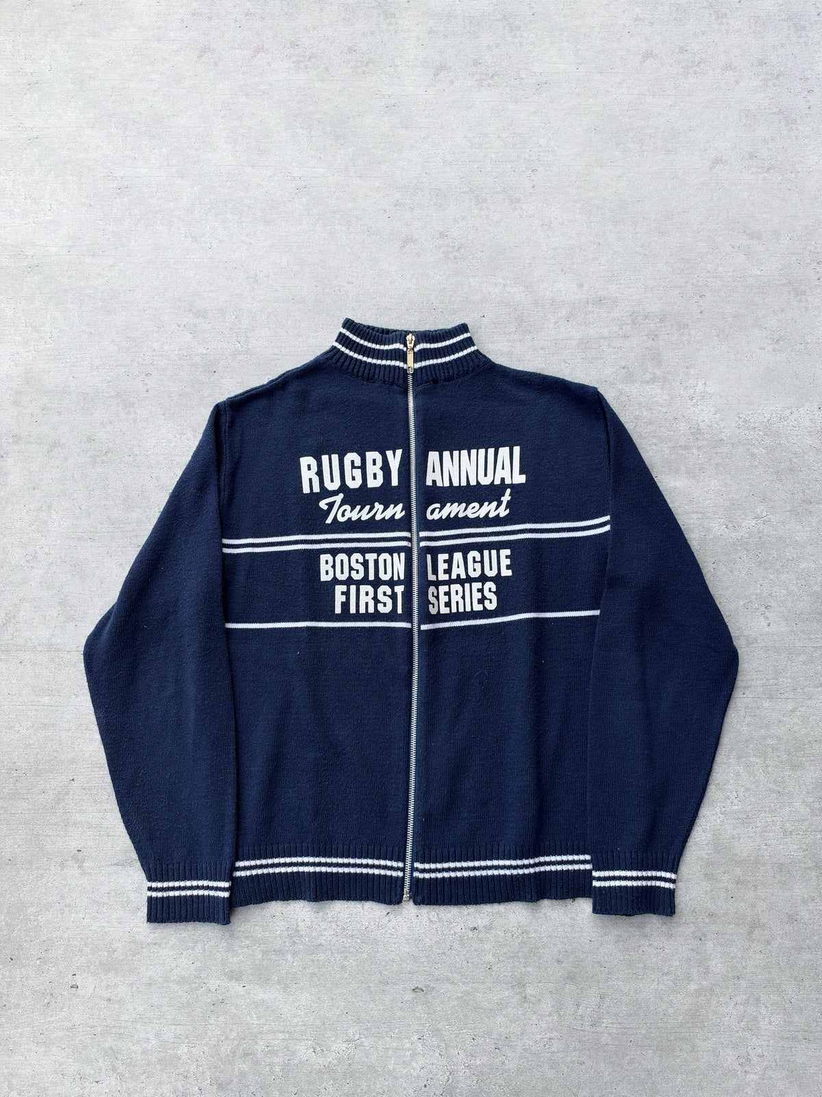 KNITTED RUGBY JACKET