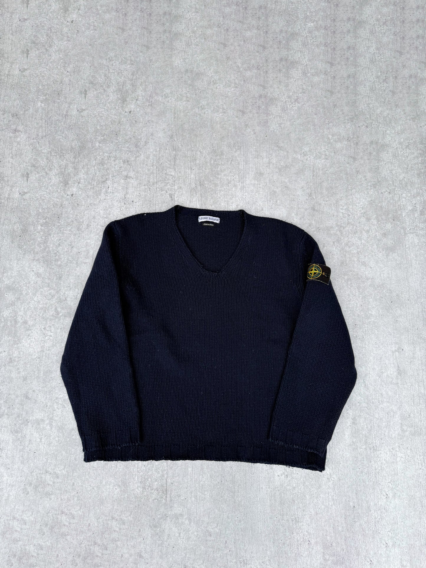 STONE ISLAND KNITTED V-NECK