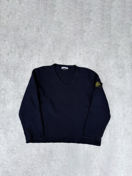 STONE ISLAND KNITTED V-NECK