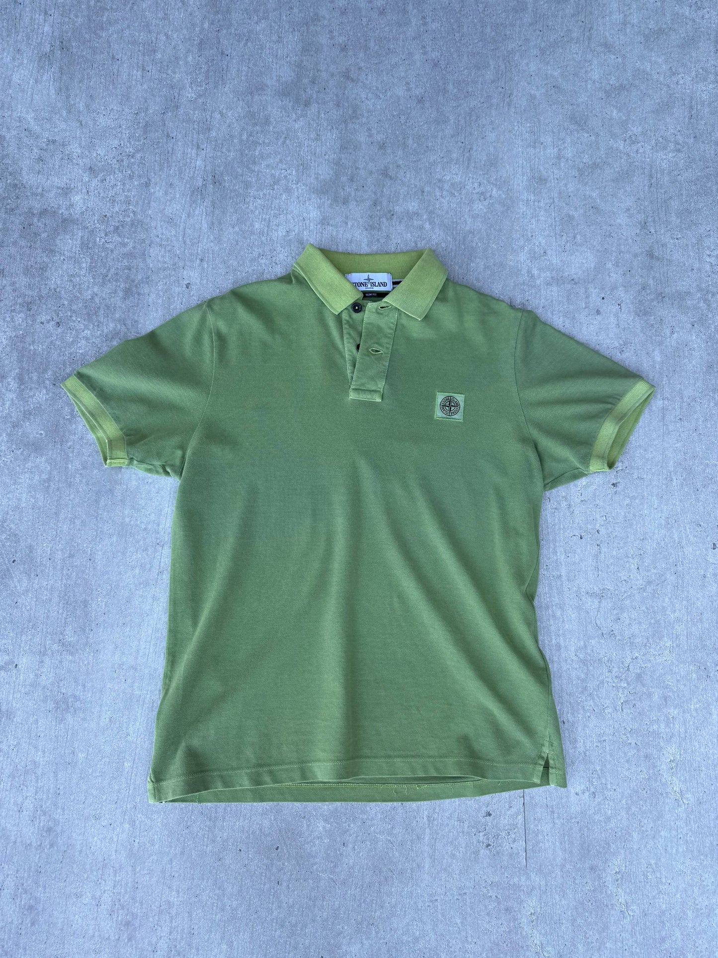 STONE ISLAND POLO SHIRT GREEN