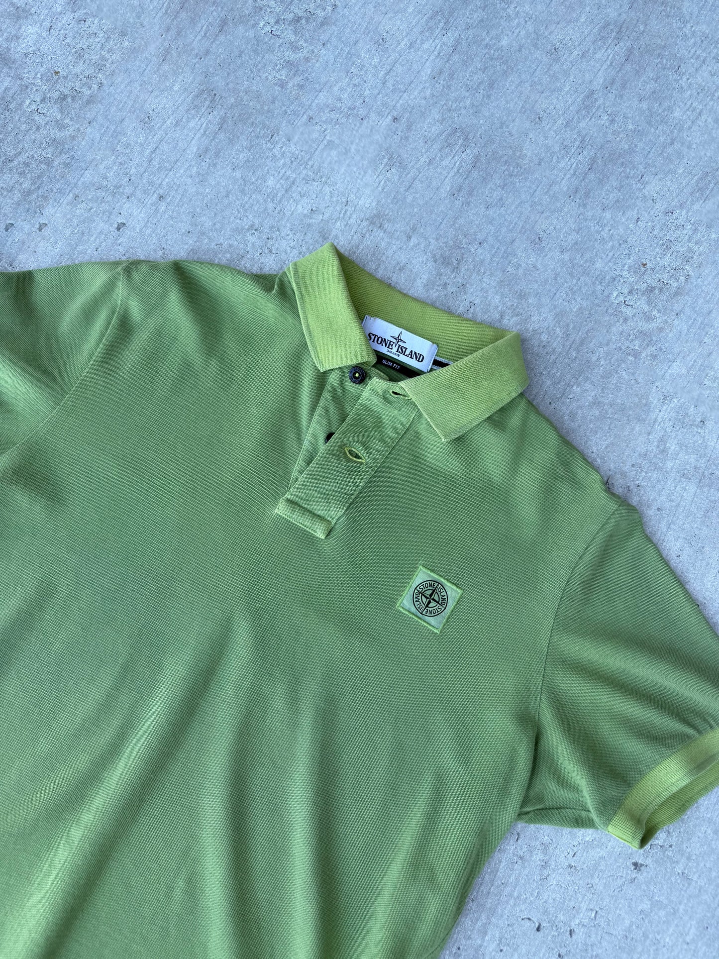 STONE ISLAND POLO SHIRT GREEN