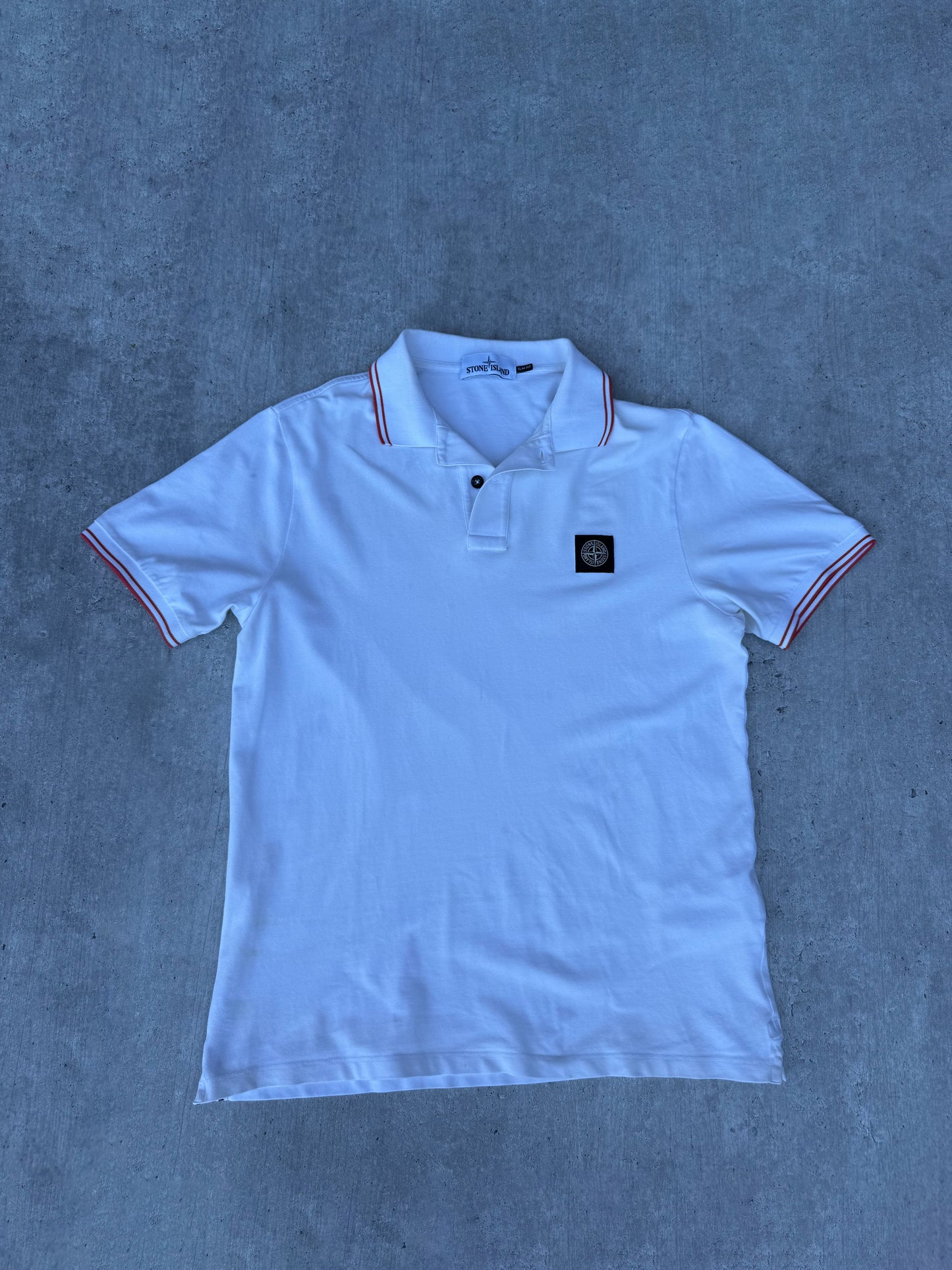 STONE ISLAND POLOSHIRT WHITE