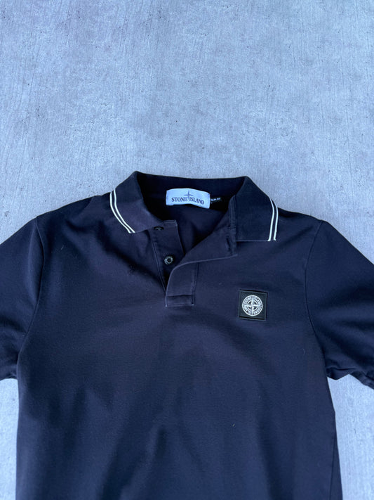 STONE ISLAND POLO SHIRT BLACK