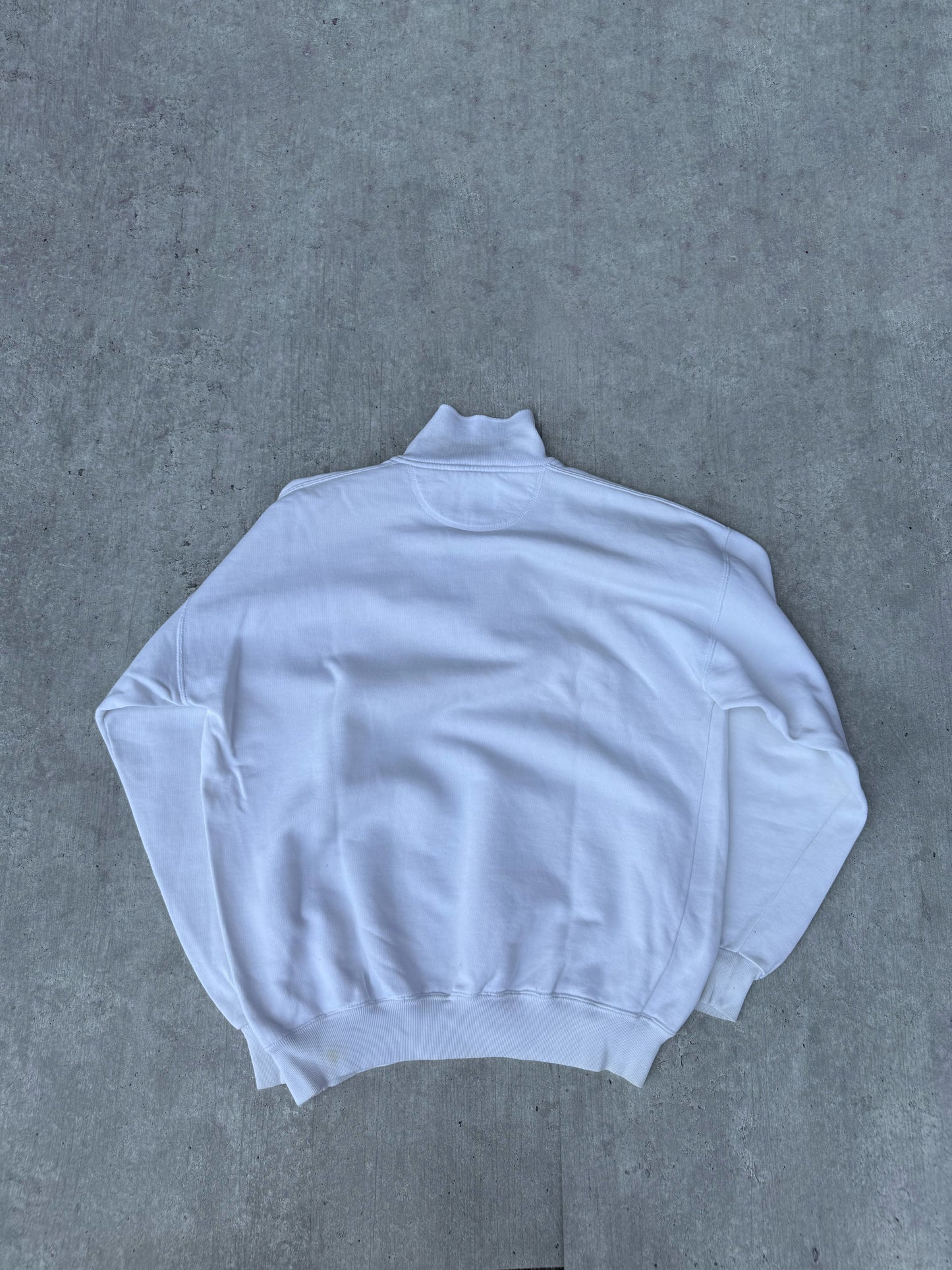 WHITE POLO SWEATER